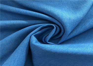 Μπλε Twill εξασθενίζει την ανθεκτική υπαίθρια σταθερότητα χρώματος υφάσματος καλή αναπνεύσιμη για το χειμερινό παλτό